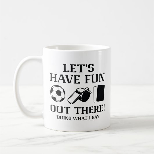 Laten we daar klaar zijn koffiemok (Links)