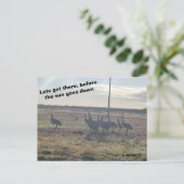 Laten we daar komen briefkaart (Staand voorkant)