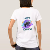 Laten we Dance 80s hiphop-muziek T-shirt (Achterkant)