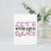 Laten we Dance Briefkaart (Staand voorkant)