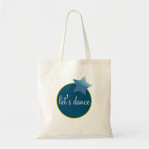Laten we Dance Circle en Star gebruiken Tote Bag
