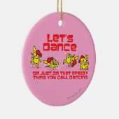 Laten we Dance Keramisch Ornament (Rechts)