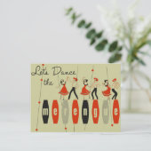 Laten we Dance the Merengue Briefkaart (Staand voorkant)