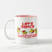 Laten we Dance Tweekleurige Koffiemok (Links)