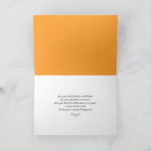 "Laten we dankbaar zijn" Thanksgiving Card Feestdagen Kaart (Binnen)