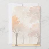 Laten we Dankzeggen Herfst Thema Verlichting Eetta Kaart (Achterkant)