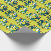 laten we dansdruk maken cadeaupapier (Hoek)