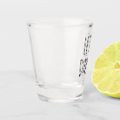 Laten we dansen Grappig geschenk shot glas (Links)