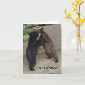 Laten we dansen! Note-Kaart Kaart (Gele Bloem)