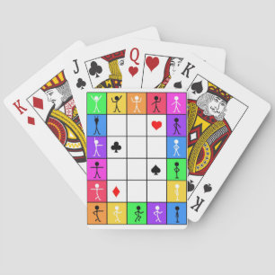 Laten we dansen speelkaarten