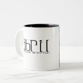 Laten we dansen tweekleurige koffiemok (Voorkant links)