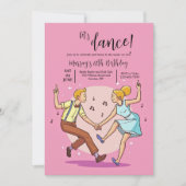 Laten we dansen uitnodiging (Voorkant)