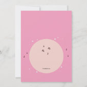 Laten we dansen uitnodiging (Achterkant)