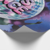 Laten we Dansen Verjaardagsfeest Bash Cadeaupapier (Hoek)