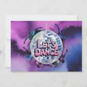 Laten we dansen Verjaardagsfeestje Bash Kaart (Voorkant)