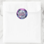 Laten we dansen Verjaardagsfeestje Bash Ronde Sticker (Tas)