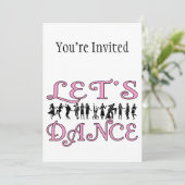 Laten we dansende paren kaart (Staand voorkant)