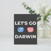 Laten we Darwin gaan Briefkaart (Staand voorkant)