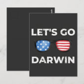 Laten we Darwin gaan Briefkaart (Voorkant / Achterkant)