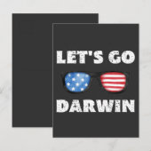 Laten we Darwin gaan Briefkaart (Voorkant / Achterkant)