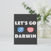 Laten we Darwin gaan Briefkaart (Staand voorkant)