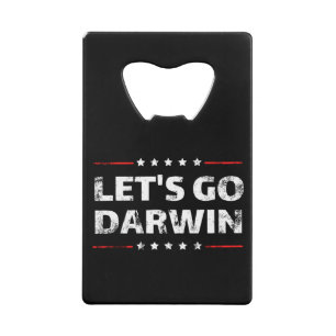 Laten we Darwin gaan Creditkaart Flessenopener