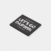 Laten we Darwin gaan Post-it® Notes (Schuin)