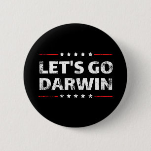 Laten we Darwin gaan Ronde Button 5,7 Cm