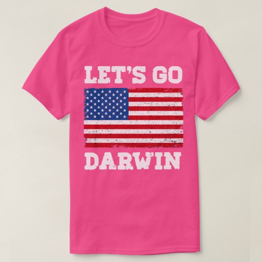 Laten we Darwin gaan T-shirt (Design voorkant)
