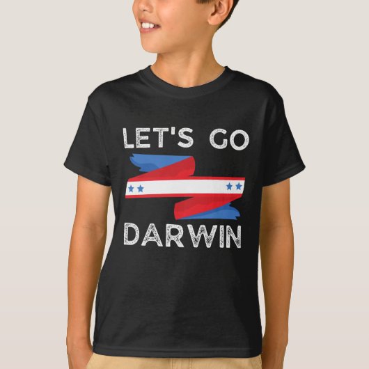 Laten we Darwin gaan T-shirt (Voorkant)
