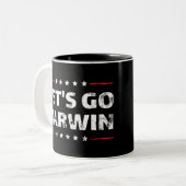 Laten we Darwin gaan Tweekleurige Koffiemok (Voorkant links)