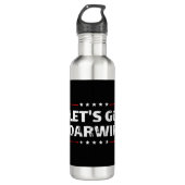 Laten we Darwin gaan Waterfles (Voorkant)