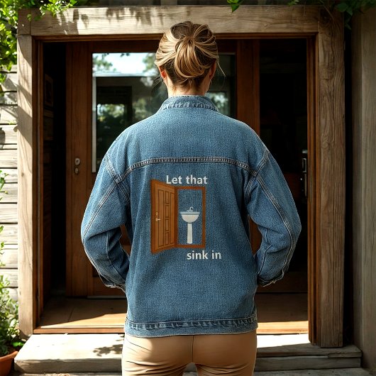 Laten we dat inpikken denim jacket