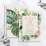 Laten we de 30e Tropische Partij van de Dagen Flam Kaart<br><div class="desc">De perfecte uitnodiging voor een leuk, elegant 30e verjaardagsfeestje, dit "Let's Flamingle"-ontwerp is voorzien van een prachtig gouden en groene tropische waterverf, gehuld met een prachtig flamingo. Met roze en groene tekst in zowel handgeschreven script als moderne sans serif typografie, kunt u het JAAR aan elk jaar veranderen u wilt...</div>