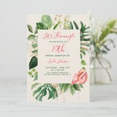 Laten we de 70e Tropische Partij van de Vrede Flam Kaart (Staand voorkant)