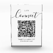 Laten we de aangepaste QR-code Bedrijfsnaam verbin Fotoblokken (Voorkant)