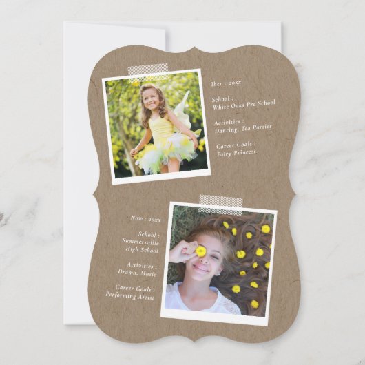 Laten we de Afstuderen Chalkboard Afstudeerder Par Kaart (Achterkant)