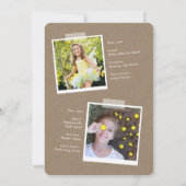 Laten we de Afstuderen Kraft Afstudeerder Partij v Kaart (Achterkant)