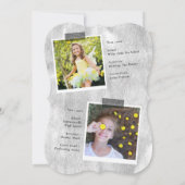 Laten we de Afstuderen Zilveren Partij van het Afs Kaart (Achterkant)