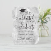 Laten we de Afstuderen Zilveren Partij van het Afs Kaart (Staand voorkant)