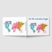 Laten we De Avontuur Beginnen Geometrische Wereldk Gastenboek (Volledig)