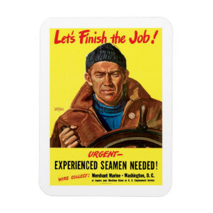 Laten we de baan afmaken! magneet