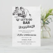 Laten we de balie van Birthday hoppen Kaart (Staand voorkant)