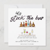 Laten we de balk bekijken | Partij voor de opwarmi Kaart (Voorkant)