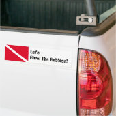 Laten we de bellen duik bumper sticker (Op Truck)