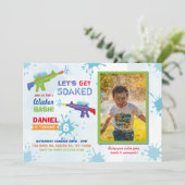 Laten we de Birthday Foto van de Partij voor het P Kaart (Staand voorkant)