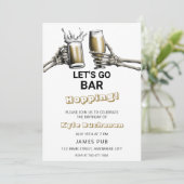 Laten we de Birthday party uitnodiging van de bali (Staand voorkant)