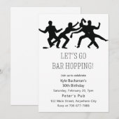 Laten we de Birthday party uitnodiging van de bali (Voorkant / Achterkant)