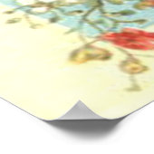 Laten we de bloemen van de herdenkingsdag vergeten poster (Hoek)