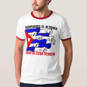 LATEN WE DE BLOKKADE ONDERBREKEN T-SHIRT (Voorkant)